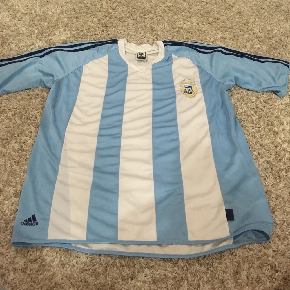 Argentina Soccer Jersey - Adidas World Cup